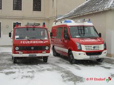 TUS-Alarm am 4.1.2016 in Grafenegg; Einsatzfahrzeuge